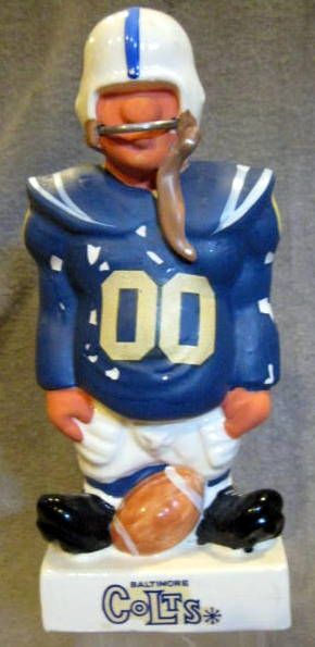 60's BALTIMORE COLTS KAIL STATUE - LARGE STANDING LINEMAN