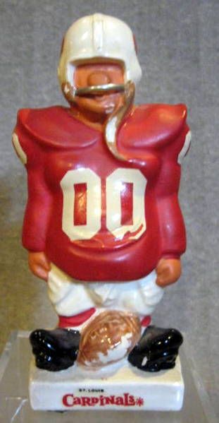 60's ST. LOUIS CARDINALS KAIL STATUE - SMALL STANDING LINEMAN