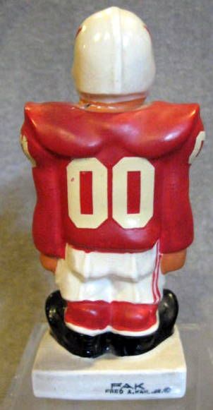 60's ST. LOUIS CARDINALS KAIL STATUE - SMALL STANDING LINEMAN