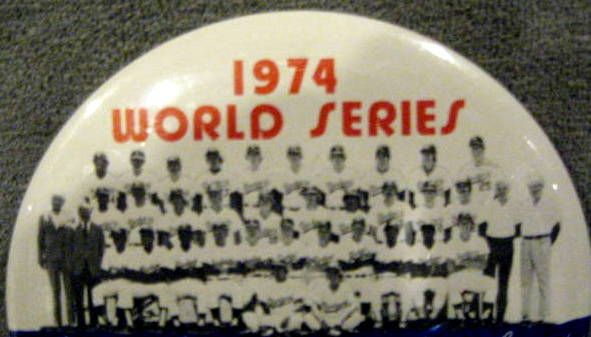 1974 LOS ANGELES DODGERS WORLD SERIES TEAM PHOTO PIN