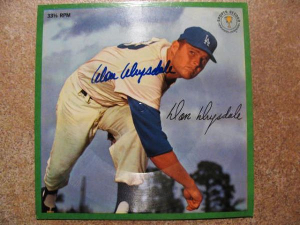 DON DRYSDALE SIGNED AURAVISION RECORD