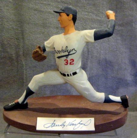 SANDY KOUFAX SIGNED SALVINO STATUE