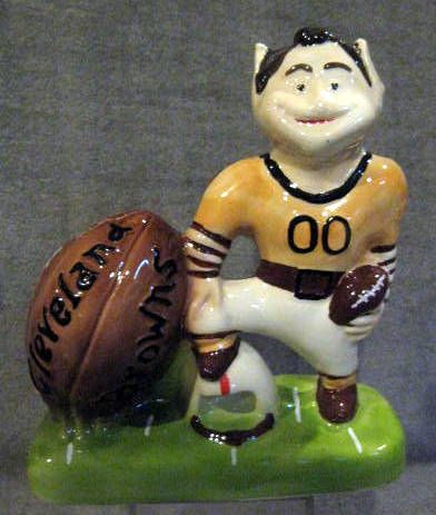 50's CLEVELAND BROWNS MASCOT BANK