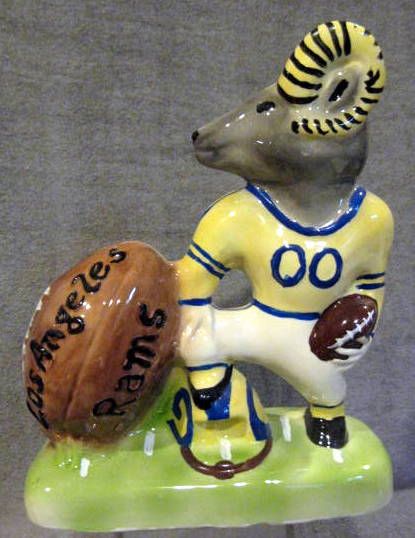 50's LOS ANGELES RAMS  MASCOT BANK