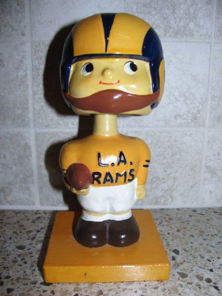 1960 LA RAMS YELLOW UNIFORM BOBBING HEAD