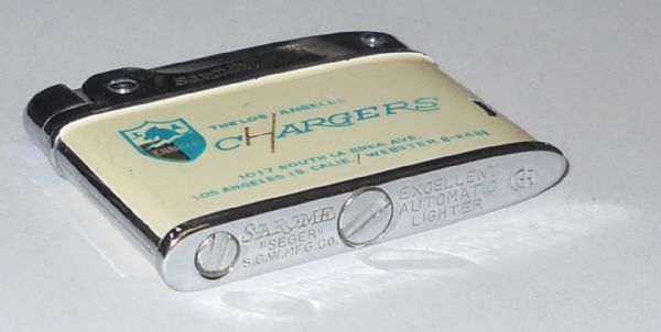 1960 LOS ANGELES CHARGERS FOOTBALL LIGHTER