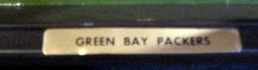 VINTAGE GREEN BAY PACKERS HELMET PLAQUE