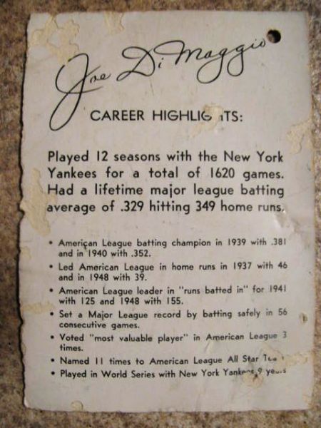 1950's JOE DIMAGGIO NEW YORK YANKEES BASEBALL CLEATS IN ORIGINAL BOX w/ TAG