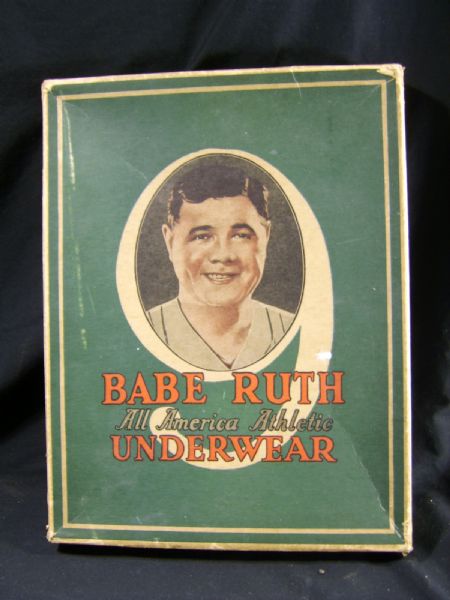 1920's BABE RUTH UNDERWEAR BOX