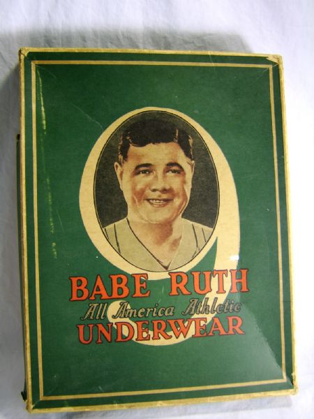 1920's BABE RUTH UNDERWEAR BOX