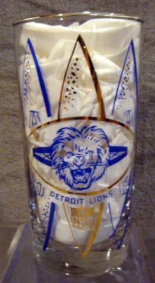 60's DETROIT LIONS HEDY GLASS