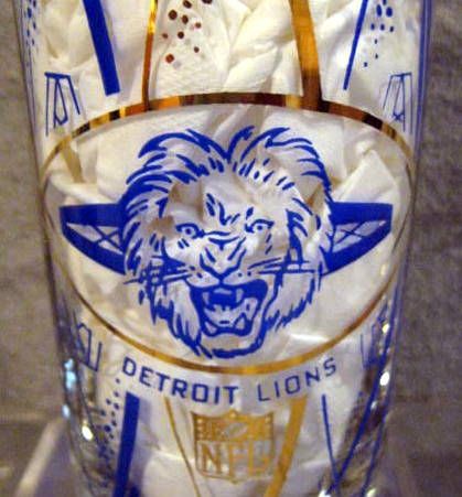 60's DETROIT LIONS HEDY GLASS