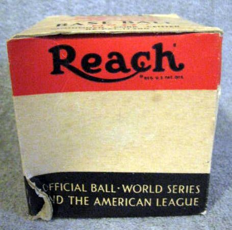 40's/50's WILLIAM HARRIDGE OFFICIAL AMERICAN LEAGUE BASEBALL w/BOX