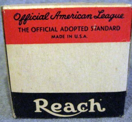 40's/50's WILLIAM HARRIDGE OFFICIAL AMERICAN LEAGUE BASEBALL w/BOX