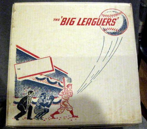 50's BIG LEAGUERS GLASS & ASHTRAY AMERICAN LEAGUE SET w/BOX