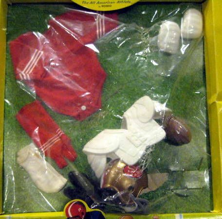 1965 SAN FRANCISCO FORTY-NINERS JOHNNY HERO OUTFIT w/RARE BOX