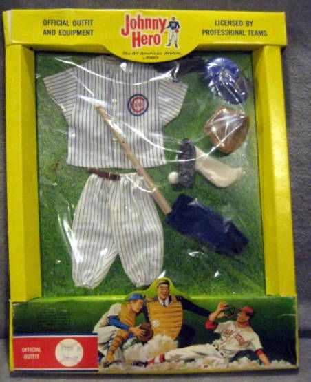 1965 CHICAGO CUBS  JOHNNY HERO OUTFIT w/RARE BOX
