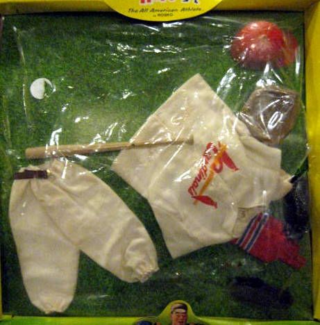 1965 ST. LOUIS CARDINALS  JOHNNY HERO OUTFIT w/RARE BOX
