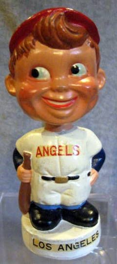 60's LOS ANGELES ANGELS mini BOBBING HEAD