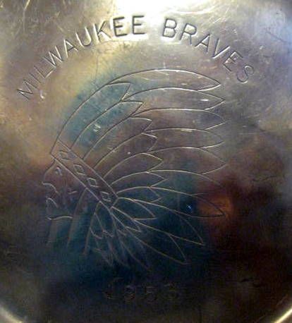 1953 MILWAUKEE BRAVES PRESENTATION PLATE