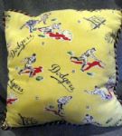 VINTAGE BROOKLYN DODGERS THROW PILLOW