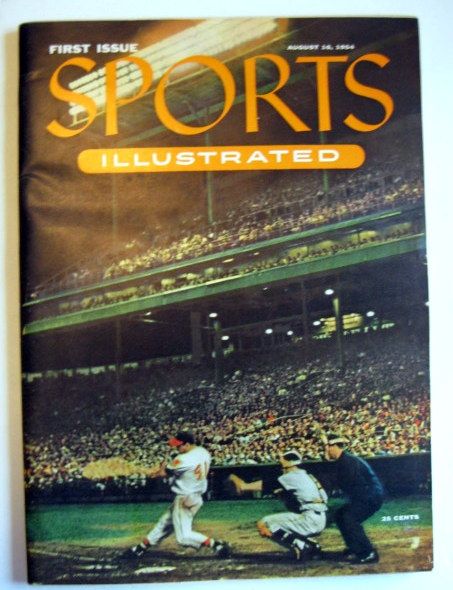 AUGUST 16, 1954 SPORTS ILLUSTRATED - FIRST EVER ISSUE w/BASEBALL CARDS