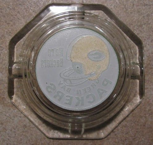 60's GREEN BAY PACKERS - WE'RE BACKERS ASHTRAY