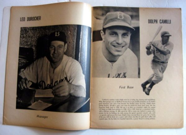 1941 BROOKLYN DODGERS YEARBOOK- RARE WORLD SERIES EDITION