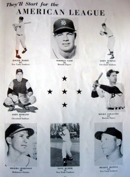 1961 ALL-STAR GAME PROGRAM SIGNED BY STAN MUSIAL w/COA