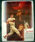 STAN MUSIAL SIGNED "COCA-COLA" POSTER w/JSA COA