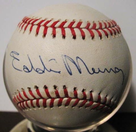 EDDIE MURRAY SIGNED BASEBALL w/JSA COA