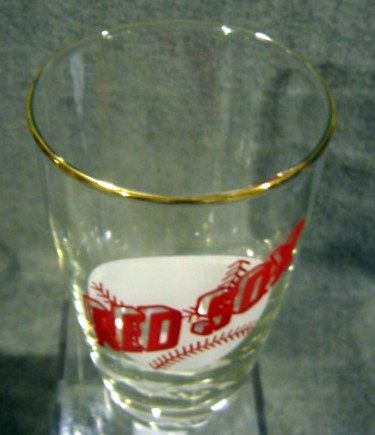 50's BOSTON RED SOX BIG LEAGUER GLASS