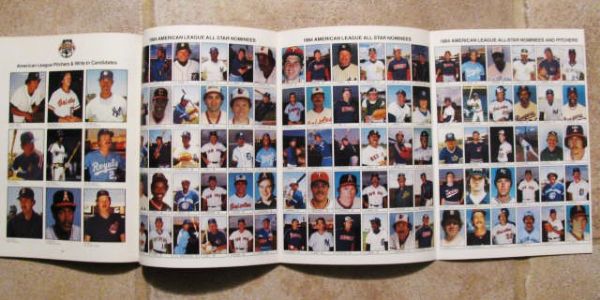 1984 ALL-STAR GAME PROGRAM SIGNED BY MAYS , MCCOVEY ECT w/JSA LOA