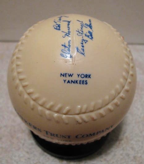 50's NY YANKEES BALL BANK SIGNED BY REGGIE JACKSON w/JSA COA