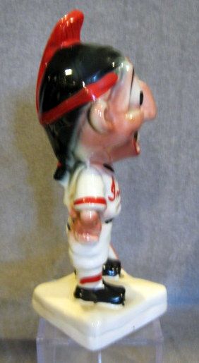 50's CLEVELAND INDIANS STANFORD POTTERY MASCOT BANK