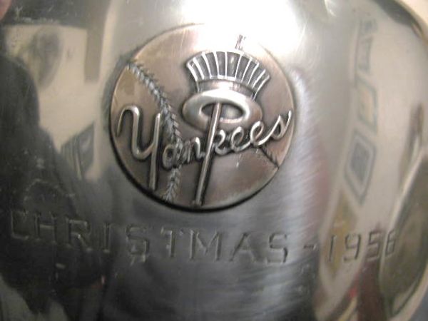 1956 NY YANKEES CHRISTMAS PEWTER PITCHER