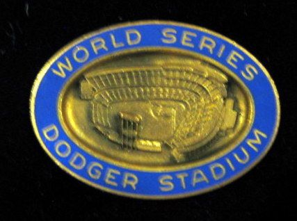 1974 LOS ANGELES DODGERS WORLD SERIES PRESS PIN