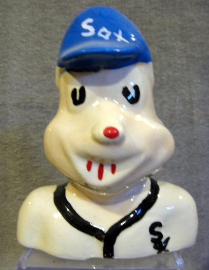 VINTAGE 50's CHICAGO WHITE SOX MASCOT BANK