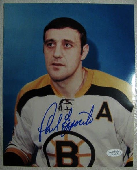 PHIL ESPOSITO SIGNED PHOTO w/JSA