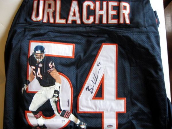 BRIAN URLACHER LIMITED EDITION SIGNED JERSEY w/COA