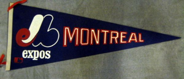 VINTAGE MONTREAL EXPOS PENNANT