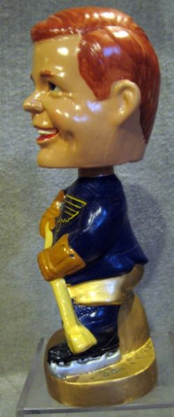 VINTAGE 60's ST. LOUIS BLUES REALISTIC FACE BOBBING HEAD