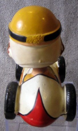 VINTAGE INDIANAPOLIS 500 RACE CAR BOBBING HEAD