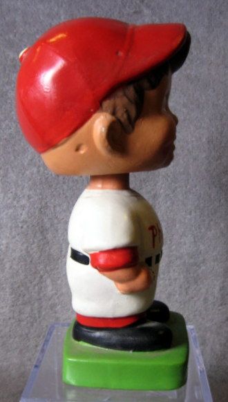 VINTAGE PHILADELPHIA PHILLIES WEDGE BASE BOBBING HEAD - SUPER RARE!