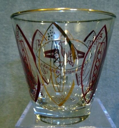VINTAGE 60's WASHINGTON REDSKINS HEDY GLASS