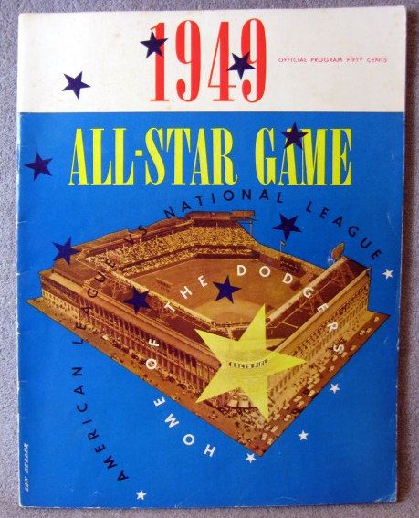 1949 ALL-STAR GAME PROGRAM @ EBBETS FIELD