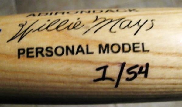 WILLIE MAYS 660 SIGNED BASEBALL BAT LIMITED EDITION #1/54 w/PSA DNA 