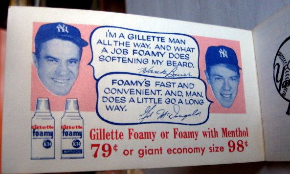 1959 OFFICIAL AMERICAN LEAGUE SCHEDULE BOOKLET- YANKEES ISSUE