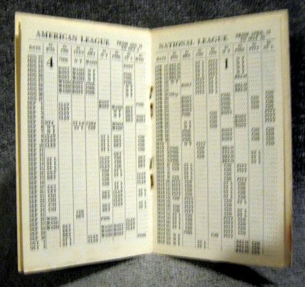 1927 MAJOR LEAGUE BASEBALL SCHEDULE BOOKLET