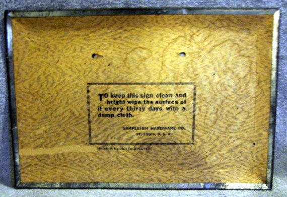 VINTAGE GRANTLAND RICE HOW YOU PLAYED THE GAME ADVERTISING PLAQUE